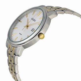 Seiko Classic Neo Silver Dial Two-tone Stainless Steel Men's Watch SUR111