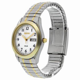 Seiko Classic Solar Two-tone Expansion Men's Watch SNE062