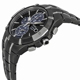 Seiko Coutura Chronograph Black Dial Two-tone Men's Watch SSC199