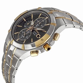 Seiko Coutura Chronograph Grey Dial Two-tone Men's Watch SSC198