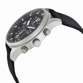 Seiko Criteria Chronograph Black Dial Black Nylon Men's Watch SNDA57