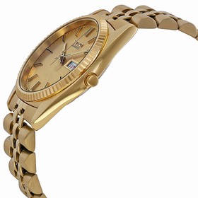Seiko Day and Date Dress Gold-tone Stainless Steel Men's Watch SGF206