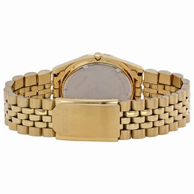 Seiko Day and Date Dress Gold-tone Stainless Steel Men's Watch SGF206