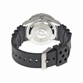 Seiko Divers Automatic Black Dial Black Rubber Men's Watch SRP589