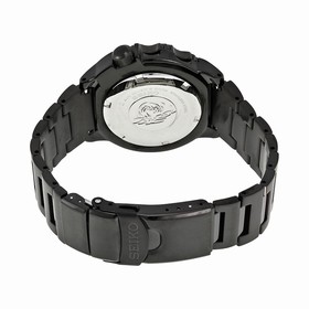 Seiko Divers Automatic Orange Sunburst Dial Black Steel Men's Watch SRP311