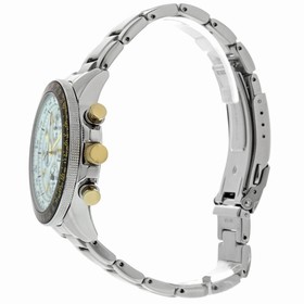 Seiko Flight Solar Quartz Stainless Steel Men's Watch SSC011