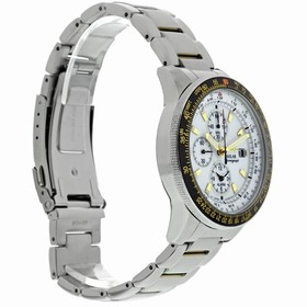 Seiko Flight Solar Quartz Stainless Steel Men's Watch SSC011