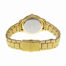 Seiko Gold Dial Gold-tone Ladies Watch SUR874