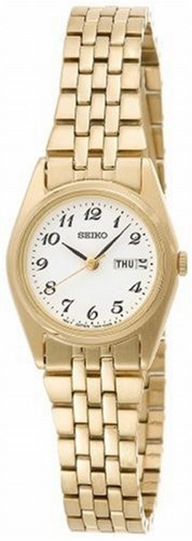 Seiko Gold-tone Ladies Bracelet Watch SXA126