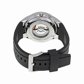 Seiko Kinetic Black Dial Black Silicone Men's Watch SKA651