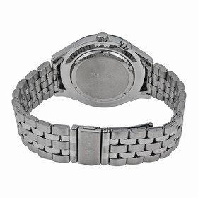 Seiko Kinetic Black Dial Stainless Steel Men's Watch SKA659