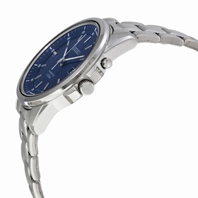 Seiko Kinetic Blue Dial Stainless Steel Men's Watch SKA675