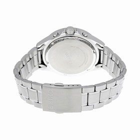 Seiko Kinetic Chrongoraph Silver Dial Stainless Steel Men's Watch SKS473
