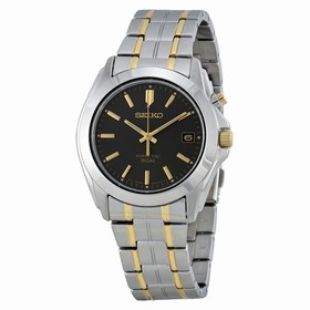 Seiko Kinetic Dark Grey Dial Two-tone Stainless Steel Men's Watch SKA271P1