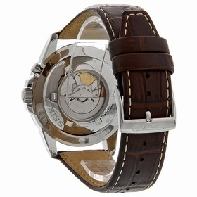 Seiko Kinetic Green Dial Leather Men's Watch SKA533