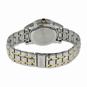 Seiko Kinetic Ivory Dial Two-Toned Stainless Steel Mnes Watch SNP066