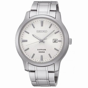 Seiko Neo Classic White Dial Stainless Steel Men's Watch SGEH39