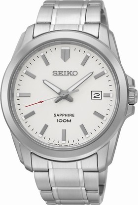 Seiko Neo Classic White Dial Stainless Steel Men's Watch SGEH45