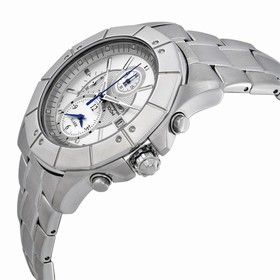 Seiko Neo Sport Chronograph Silver Dial Stainless Steel Men's Watch SNAC97P1