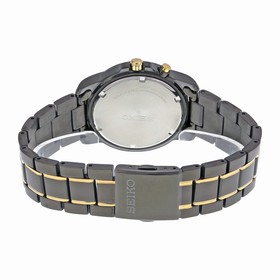 Seiko Perpetual Calendar Black Ion-plated Men's Watch SNQ045