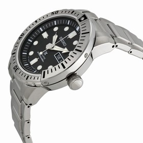 Seiko Prospex Automatic Black Dial Stainless Steel Men's Watch SRP585