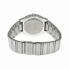 Seiko Silver Crystal-set Diial Stainless Steel Ladies Watch SXDF71