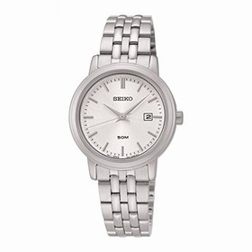 Seiko Silver Dial Stainless Steel Ladies Watch SUR831