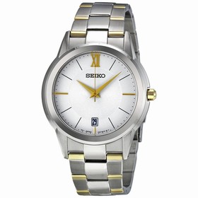 Seiko Silver Dial Two Tone Men's Watch SGEF45