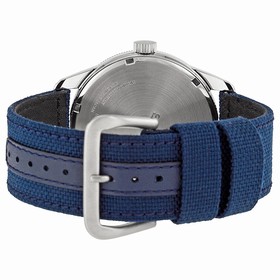 Seiko Solar Blue Dial Blue Nylon Men's Watch SNE329