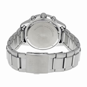 Seiko Solar Chronograph Black Dial Stainless Steel Men's Watch SSC267