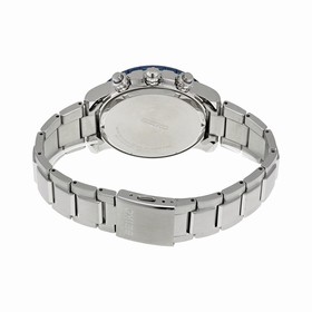 Seiko Solar Chronograph Blue Dial Stainless Steek Men's Watch SSC247