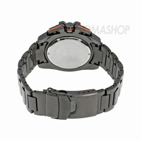 Seiko Solar Chronograph Flight Computer Black Dial Black-plated Men's Watch SSC277