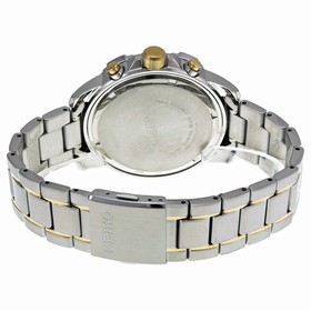 Seiko Solar Chronograph Grey Dial Stainless Steel Men's Watch SSC304