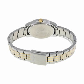 Seiko Solar Gray Dial Two-Tone Stainless Steel Men's Watch SNE098
