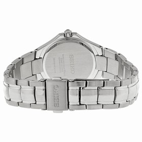 Seiko Solar Mother of Pearl Dial Stainless Steel Ladies Watch SUT125
