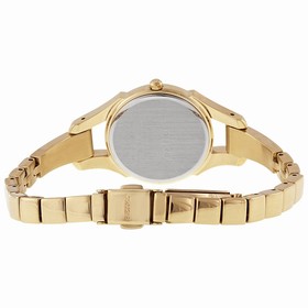 Seiko Solar Mother of Pearl Gold-tone Ladies Watch SUP216