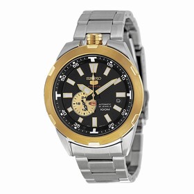 Seiko Spacewalk Automatic Black Dial Stainless Steel Men's Watch SSA172