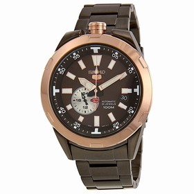 Seiko Spacewalk Automatic Brown Dial Brown Ion-plated Men's Watch SSA174