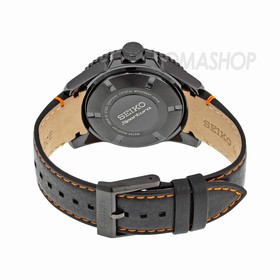 Seiko Sportura Kenetic Black Dial Black Leather Men's Watch SRG021