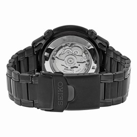 Seiko Superior Automatic Black Dial Black Ion-plated Stainless Steel Men's Watch SSA187