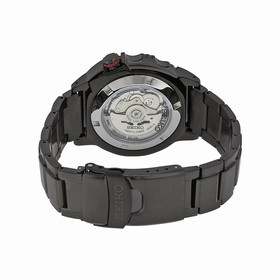 Seiko Superior Automatic Black Dial Black Steel Men's Watch SRP447
