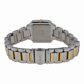 Seiko Tressia Solar Mother of Pearl Dial Diamond Two-tone Ladies Watch SUP239