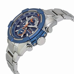 Seiko Velatura Chronograph Yachting Timer Blue Dial Stainless Steel Men's Watch SPC143