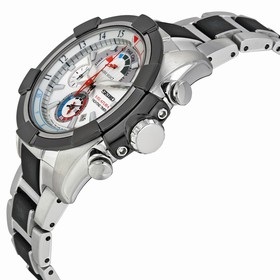 Seiko Velatura Chronograph Yachting Timer Silver Dial Stainless Steel Men's Watch SPC145
