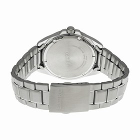 Seiko White Dial Stainless Steel Men's Watch SUR057