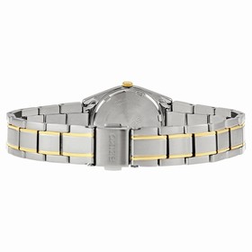 Seiko White Dial Two-tone Ladies Watch SUT108