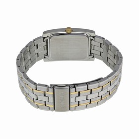 Seiko White Dial Two-tone Solar Quartz Men's Watch SUP893