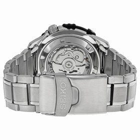 Seikp Series 5 Automatic Black Dial Stainless Steel Men's Watch SRP471