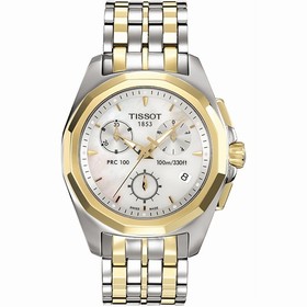 Tissot PRC 100 Quartz Chronograph Two Tone (T0082172211100)
