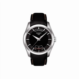 Tissot Couturier Automatic Day-Date Orange / Strap (T0354071605101)